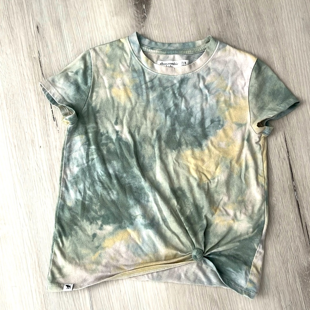 Abercrombie kids tie-dye knot tee size 7/8 FUC
